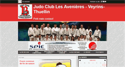 Desktop Screenshot of judoclublesavenieres.com